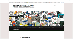 Desktop Screenshot of ferramentacapararo.it